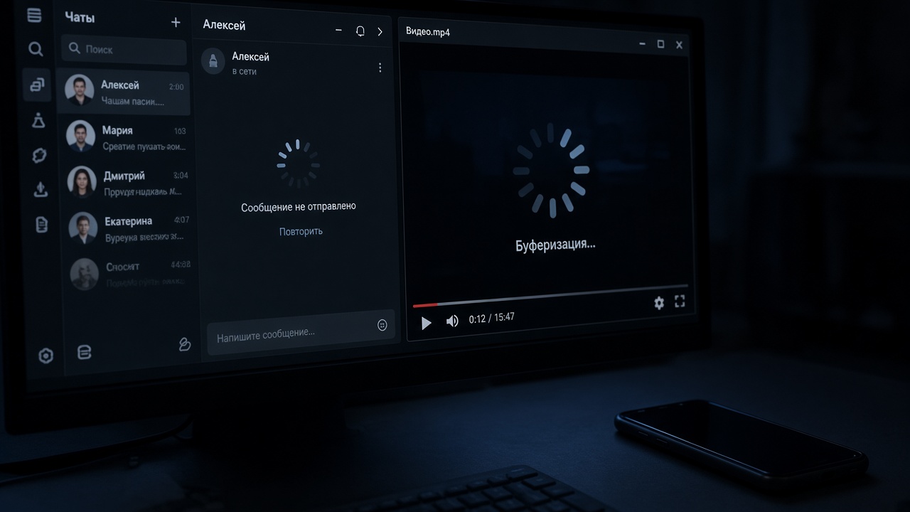 стабильный мобильный интернет тормозит ютуб